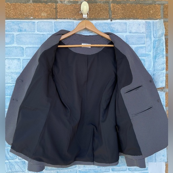 Argent 2-Button Peak Lapel dot matrix blazer size 14 - Picture 8 of 13